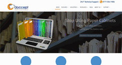 Desktop Screenshot of doccept.com